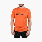 Carhartt WIP Script Logo T-Shirt Orange