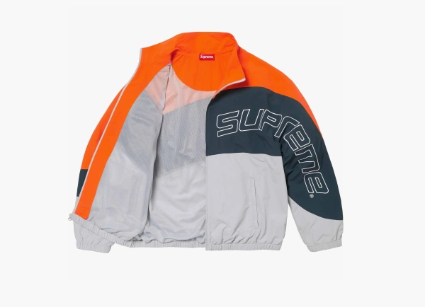 Supreme Curve Track Jacket  Grey  Supreme Curve Track Jacket  Grey