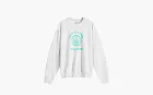 Sporty &amp; Rich Emblem Sweatshirt Heather Grey/Caribbean