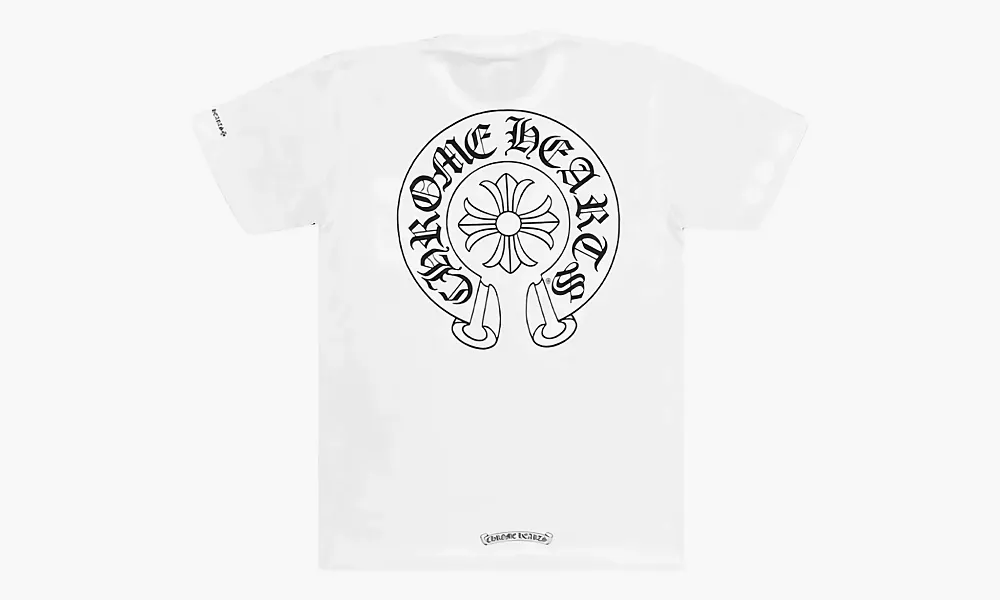 Chrome Hearts Horse Shoe Logo Pocket T-shirt White