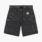 Carhartt WIP Double Knee Short Washed Black