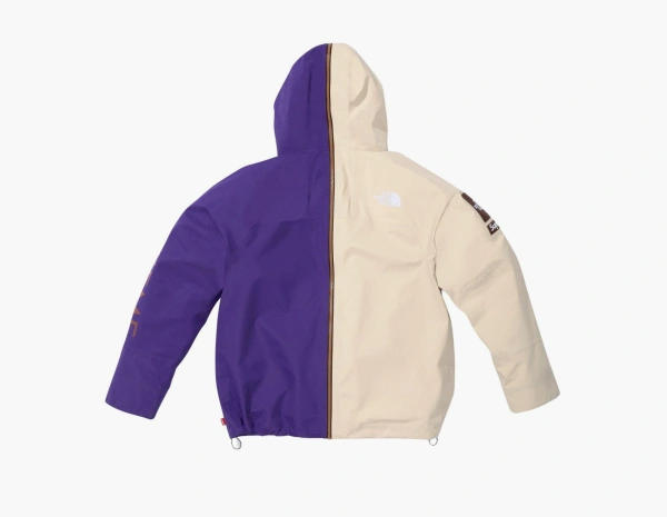 Supreme x The North Face Split Taped Seam Shell Jacket Tan 