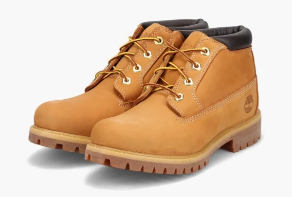 Timberland Stone Street Mid Lace Up Waterproof Chukka Boots WMNS Wheat Nubuck 