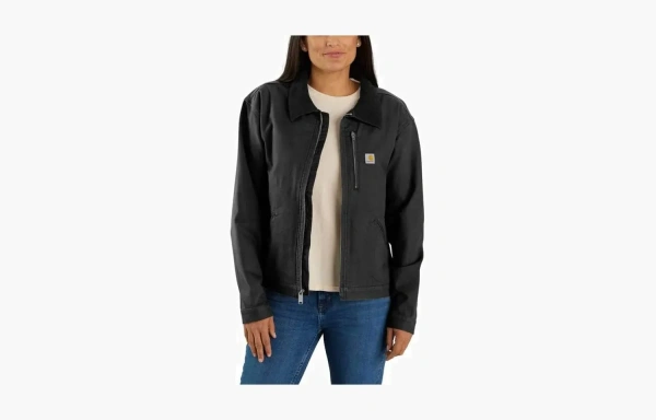 Carhartt 106208 WOMEN'S RUGGED FLEX CANVAS DETROIT JACKET LOOSE FIT 
