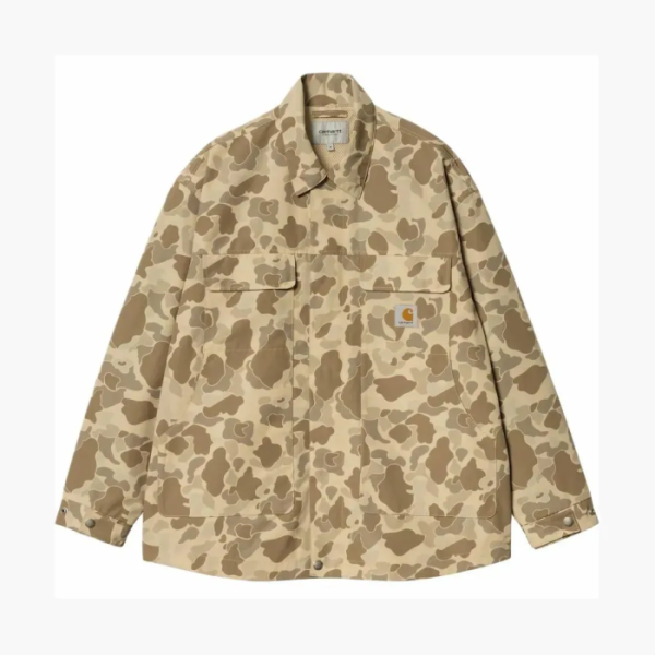 Carhartt WIP SS25 Liam Jacket Desert Duck Camo 