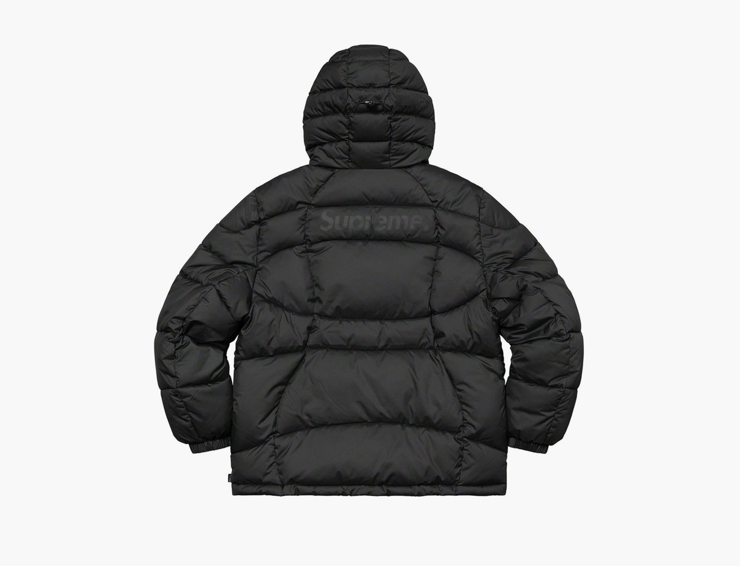 Supreme Warp Hooded Puffy Jacket Black 