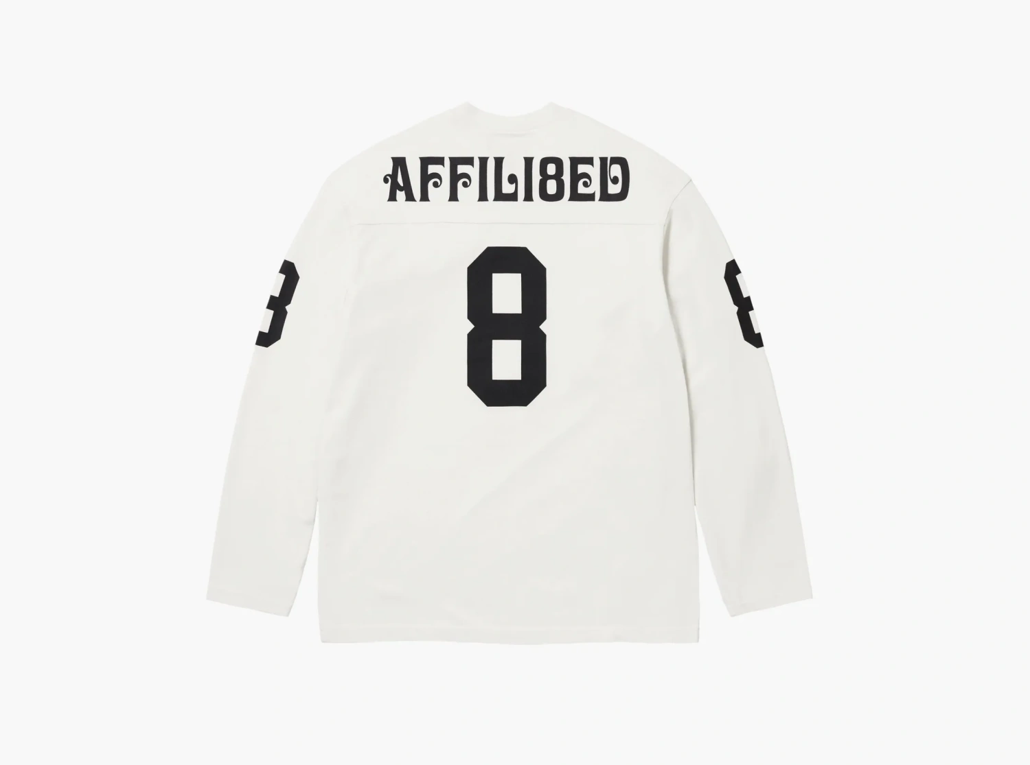 Supreme Affiliated L/S Football Top White 