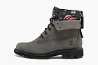 Timberland Lucia Way 6 Inch Waterproof Roll Top Boots WMNS Grey And Floral