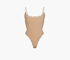 Skims Fits Everybody Lace Cami Bodysuit Clay