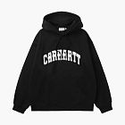 Carhartt WIP College Arch Logo Hoodie Black