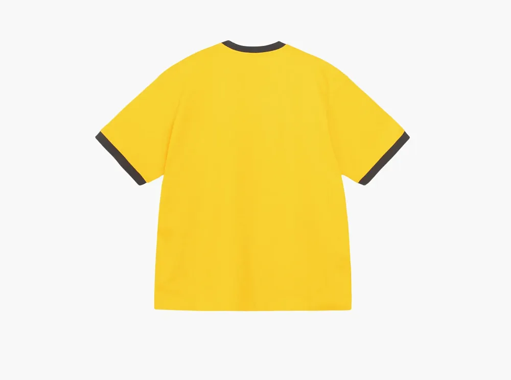 Stussy Sport Ringer Tee Gold