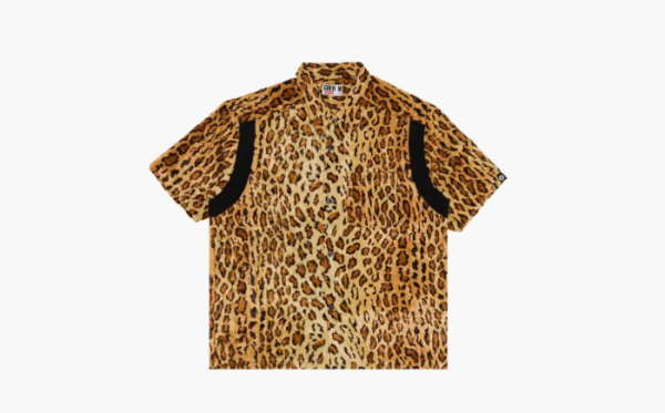 Supreme x Goodenough Crushed Rayon Pile Short-Sleeve Shirt Leopard 