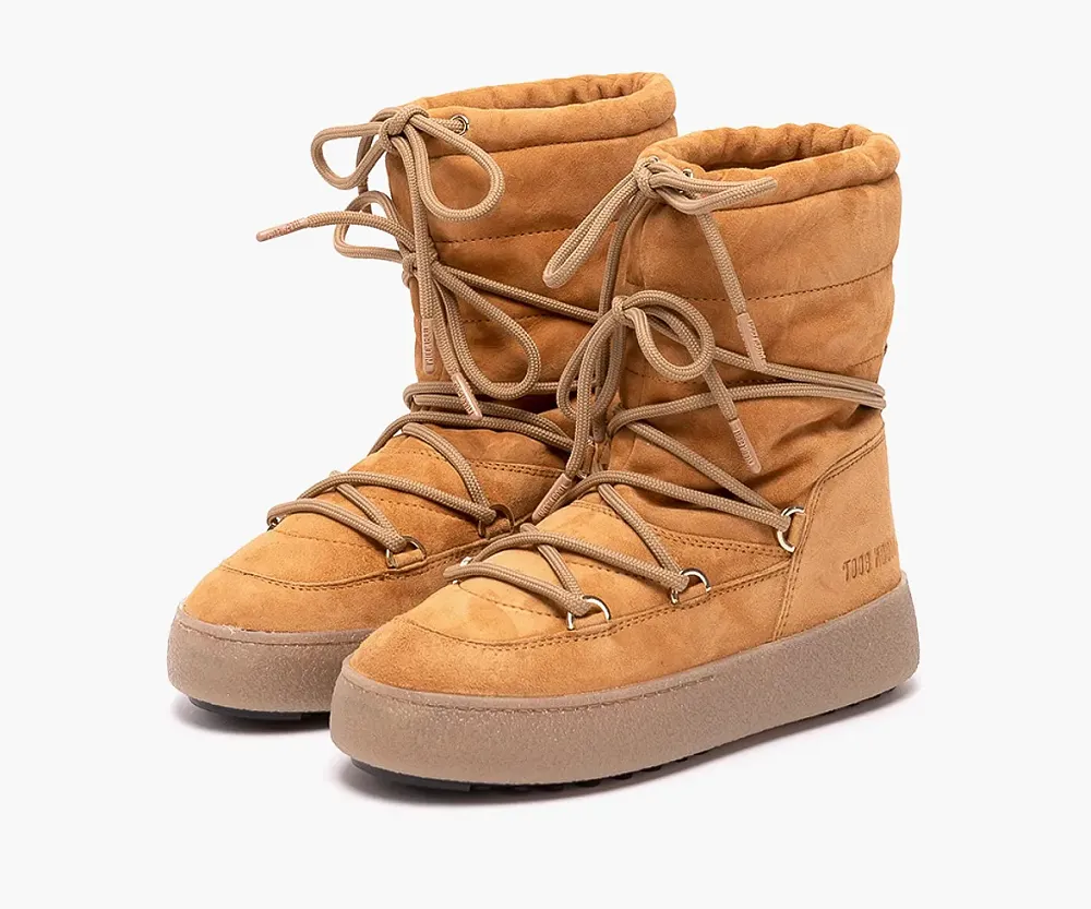 Moon Boot Ltrack Suede Boots Brown