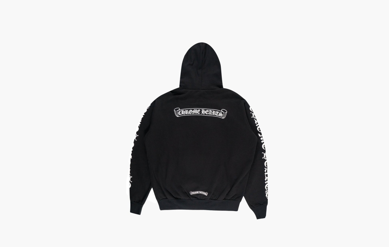 Chrome Hearts Script Logo Hooded Sweatshirt "Black" 