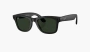 Ray-Ban Meta Wayfarer Sunglasses Matte Black / Graphite with Blue-Violet Light Filter (Size 50) 