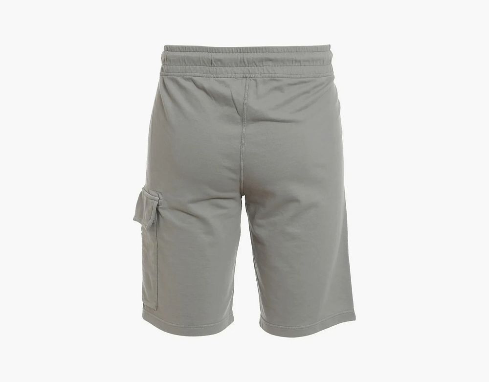 C.P. Company Light Fleece Lens Cargo Shorts Grey