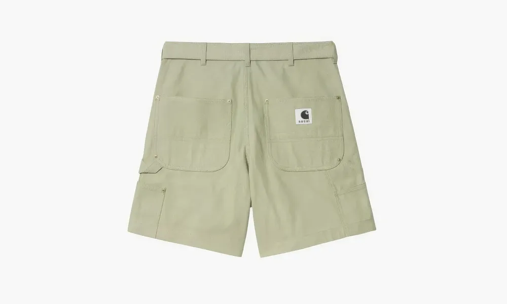 Sacai X Carhartt Shorts WIP Palegreen