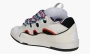 Lanvin Leather Curb Light Grey Black Red 