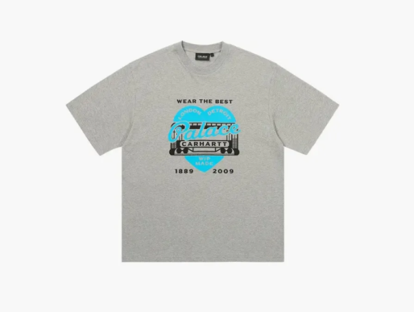 Palace x Carhartt WIP Heart T-Shirt Heather Grey 