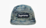 Supreme Bandana Jacquard Denim Camp Cap "Blue" 