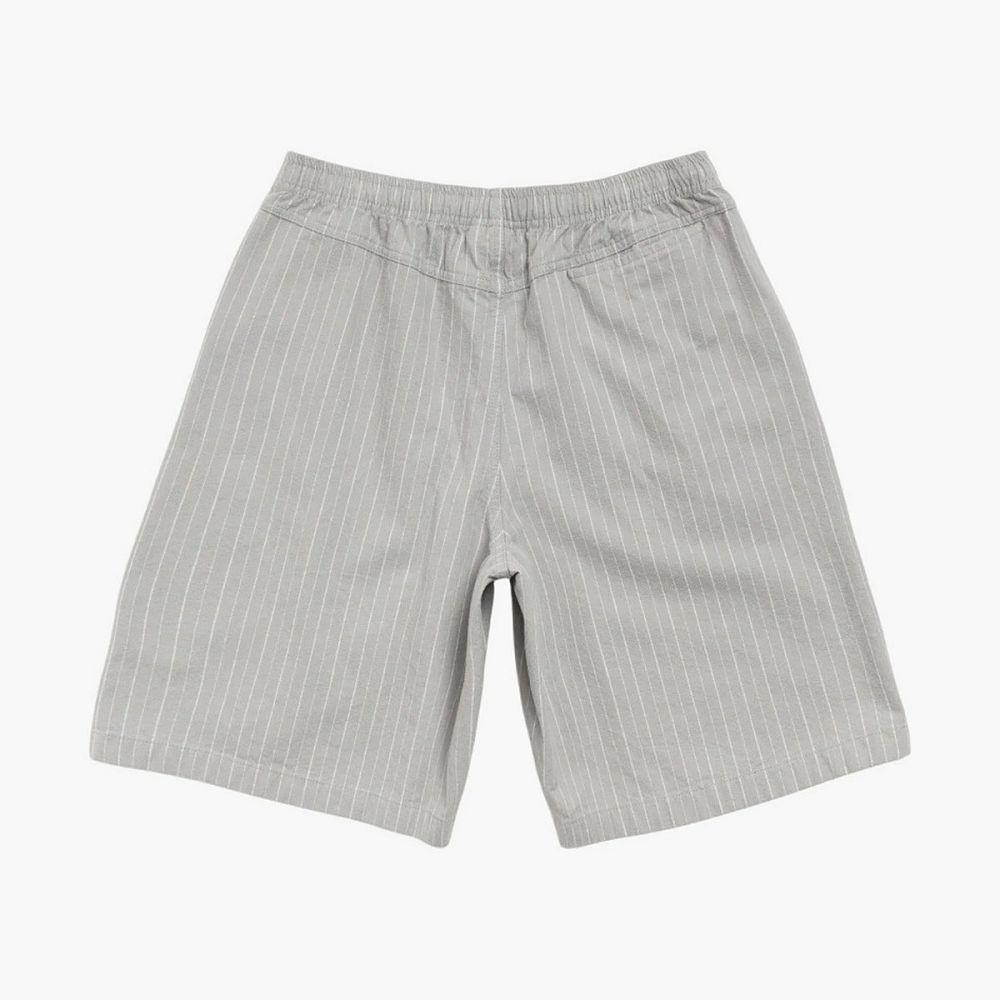 Stussy Baggy Beach Shorts Grey Stripe