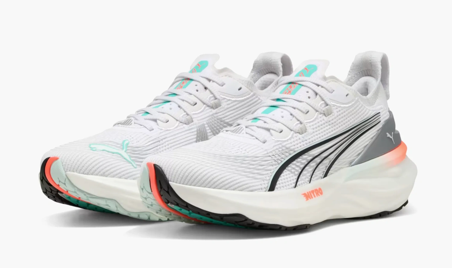 Puma ForeverRun Nitro 2 White Glowing Red 