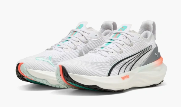Puma ForeverRun Nitro 2 White Glowing Red