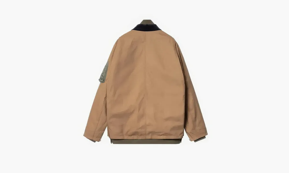Sacai X Carhartt WIP FW23 Jacket Brown