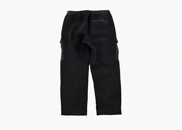Spyder x C.P. Company Long-Pile Fleece Knit Casual Pants Black 