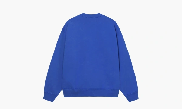 Nike X Stussy Acid Wash Crew Fleece Blue 