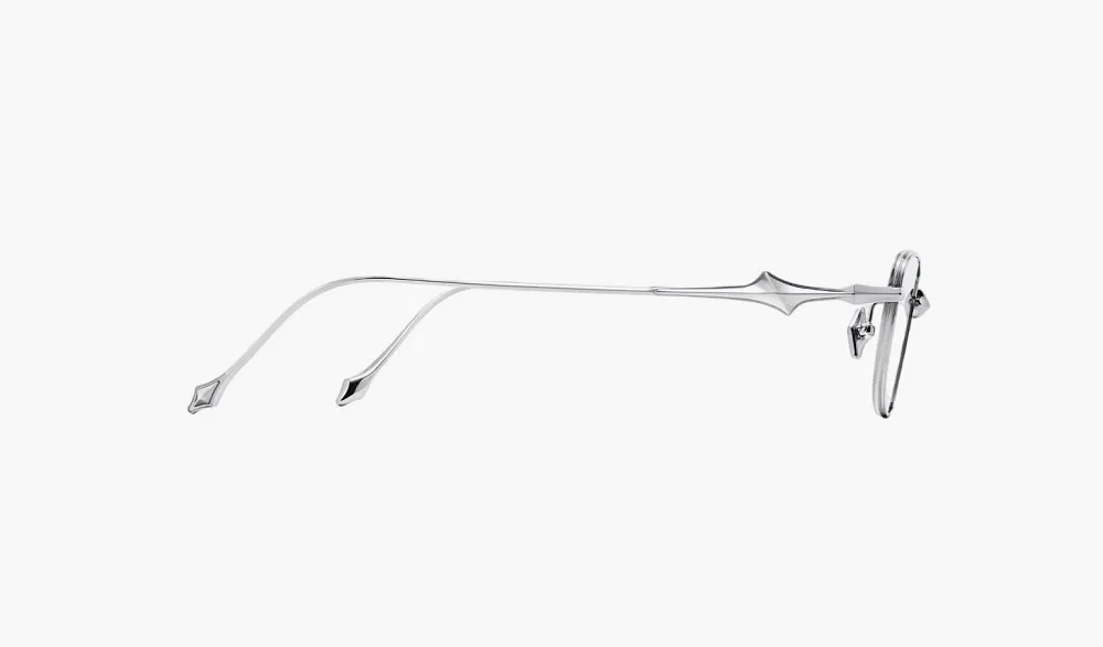 Gentle Monster Saga 02 Sunglasses Silver / Transparent