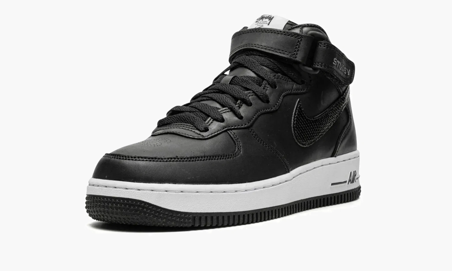 Air Force 1 Mid Stussy - Black 