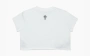 Chrome Hearts Embroidered Crop Logo White 