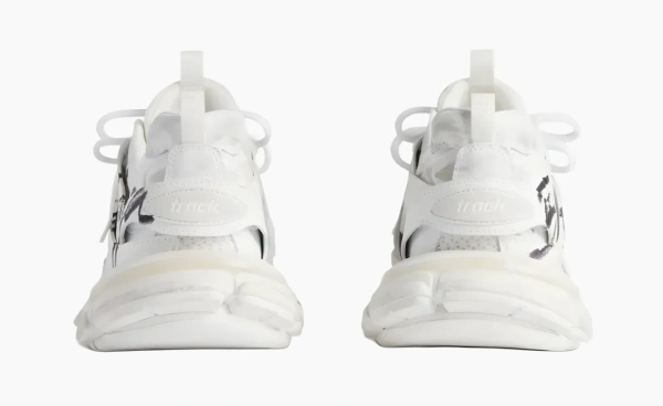 Balenciaga Track Signature Sneakers White 