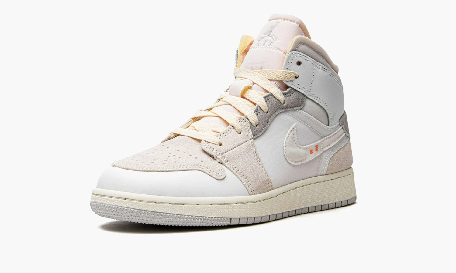 фото Air Jordan 1 Mid SE GS "Craft Inside Out White Grey" (Air Jordan 1 Mid)-DQ3726 100