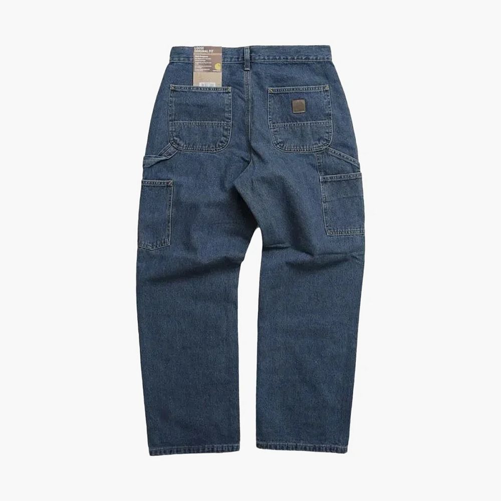 Carhartt Single Knee Carpenter Pants Blue Denim