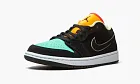 Air Jordan 1 Low Black Aurora Green Laser Orange