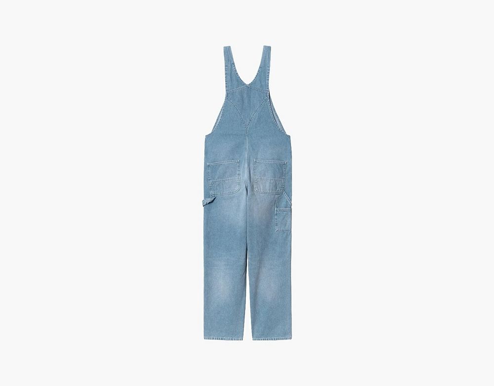 Carhartt WIP Denim Bib Overalls Light Blue