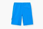 Stone Island Organic Cotton Fleece Shorts Bright Blue