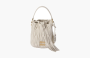 Miu Miu Matelasse Nappa Leather Bucket Bag "White" 