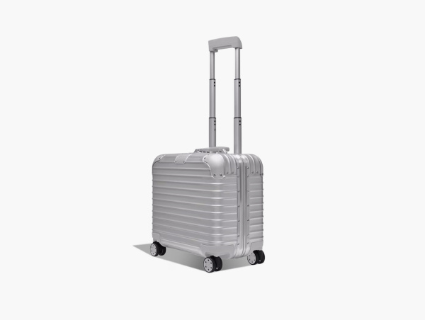 Rimowa Original Compact Convertible Wheeled Briefcase in Aluminium Silver (29 L) 