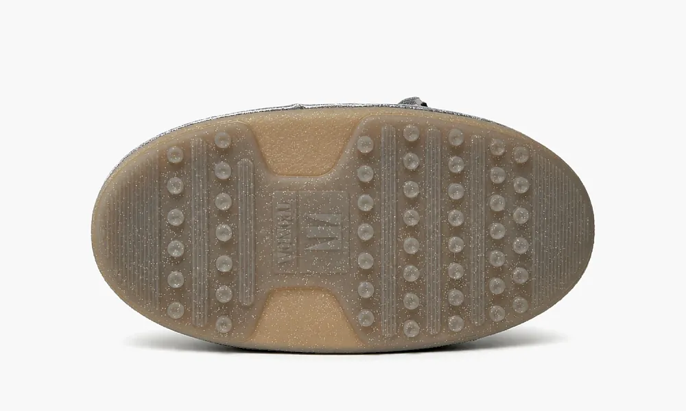 Moon Boot Icon Low Glitter Silver