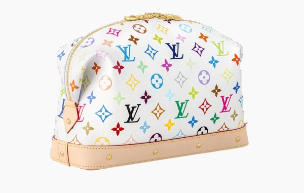 Louis Vuitton x Takashi Murakami Cosmetic Pouch GM White 