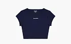 Sporty & Rich Activewear Serif Logo Training Tee WMNS Marine Blue