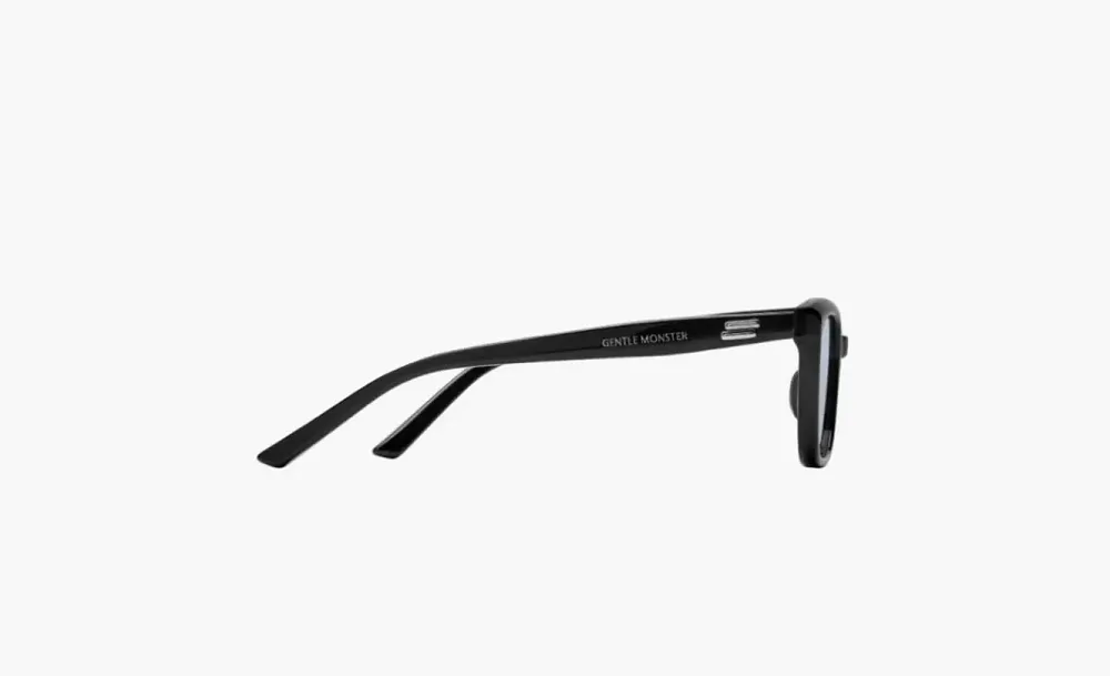 Gentle Monster Acetate Rectangular Sunglasses Men's Black
