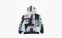 Supreme Patchwork Zip Up Hooded Sweatshirt "Navy" 