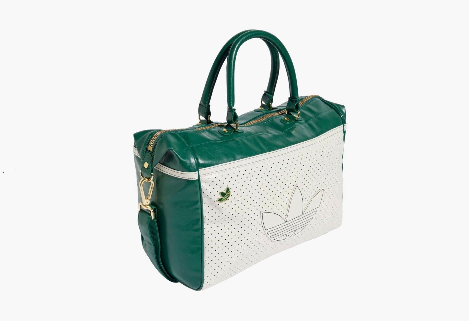 Adidas Originals Bowling Bag Off White / Collegiate Green 