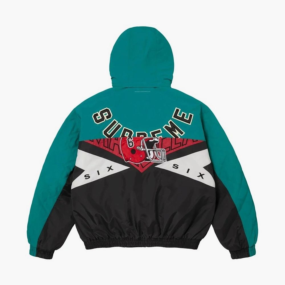 Supreme x MM6 Maison Margiela Split Stadium Jacket Black