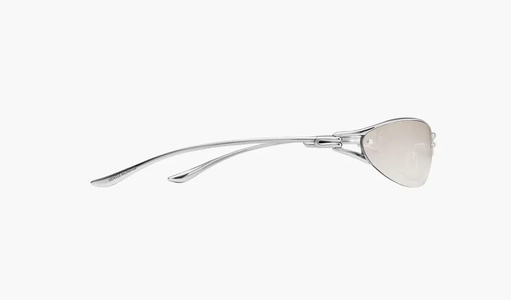 Gentle Monster Futura 02 Sunglasses Silver / Gray