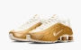 Nike Shox R4 WMNS Metallic Gold 